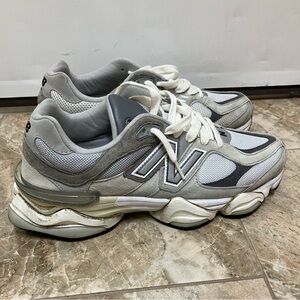 New Balance Gray and White Athletic Shoes